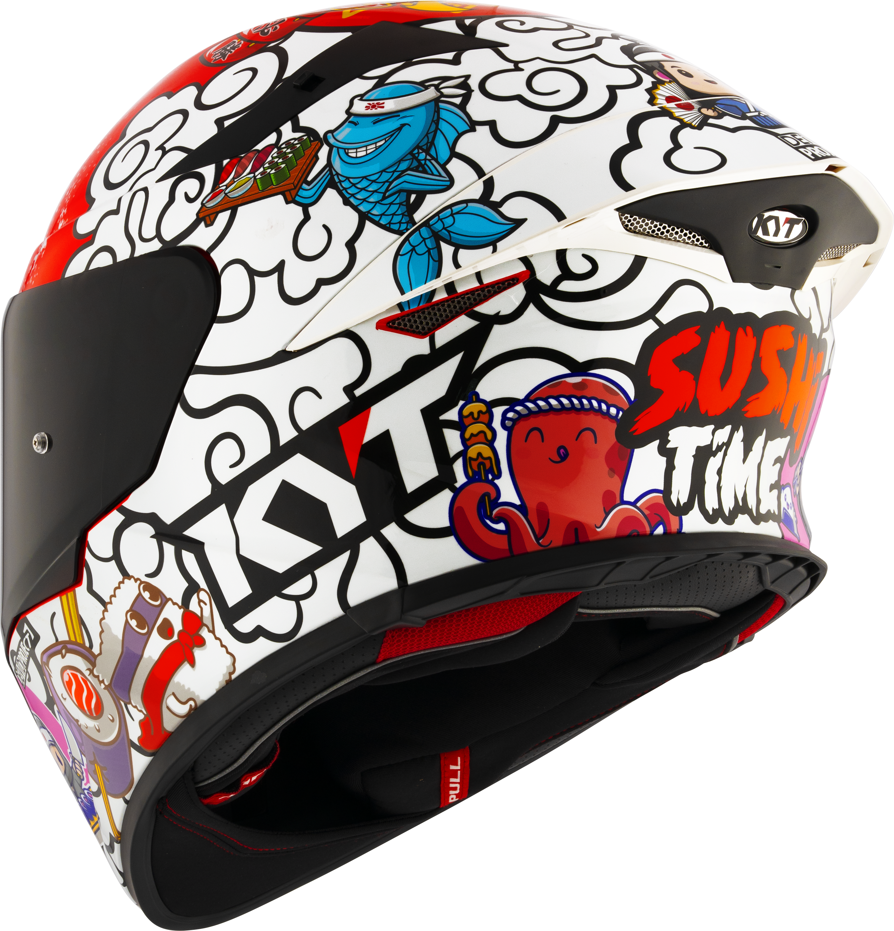 KYT TT-Revo Helm Sushi Time Y6TR0042