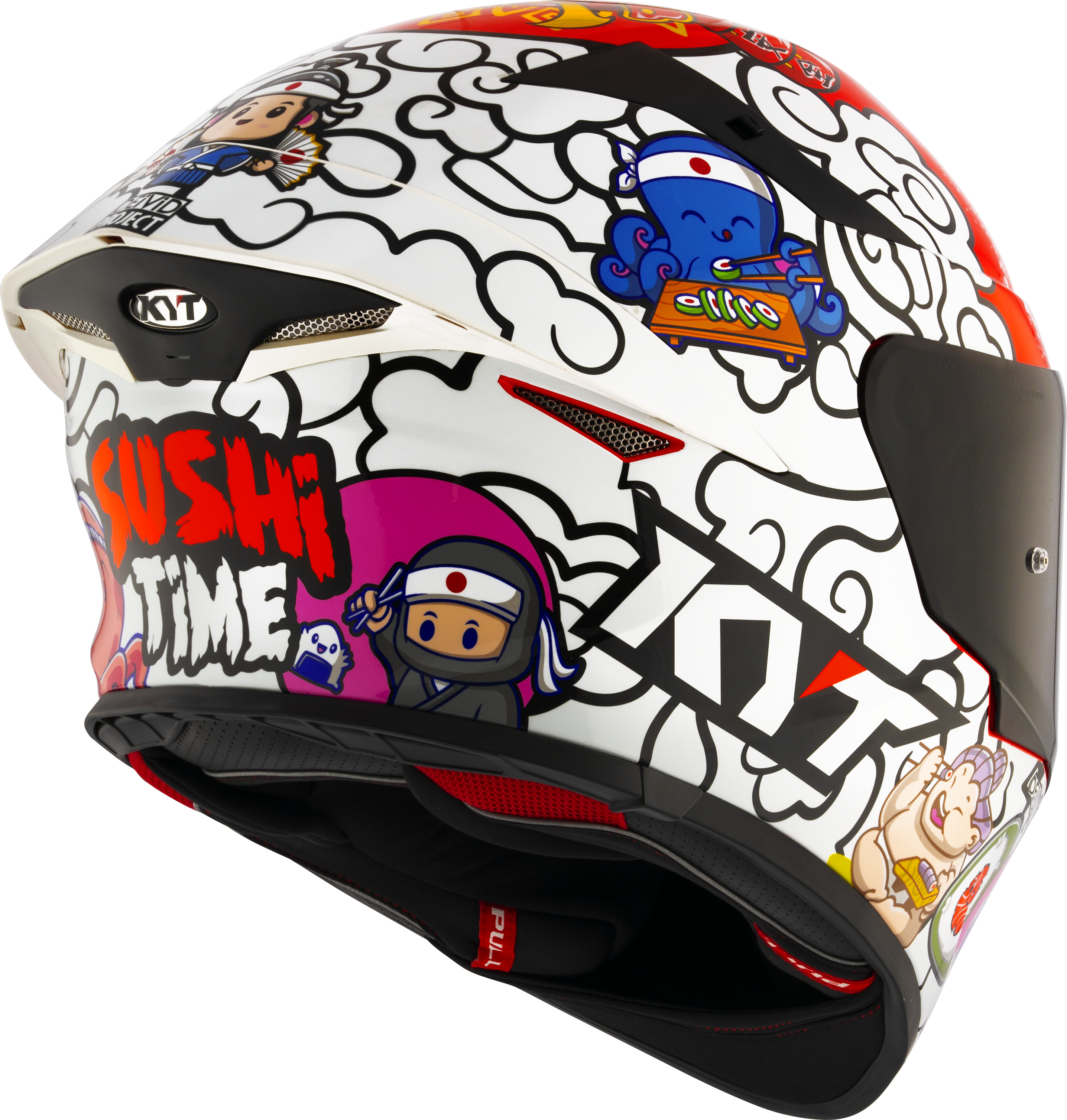 KYT TT-Revo Helm Sushi Time Y6TR0042