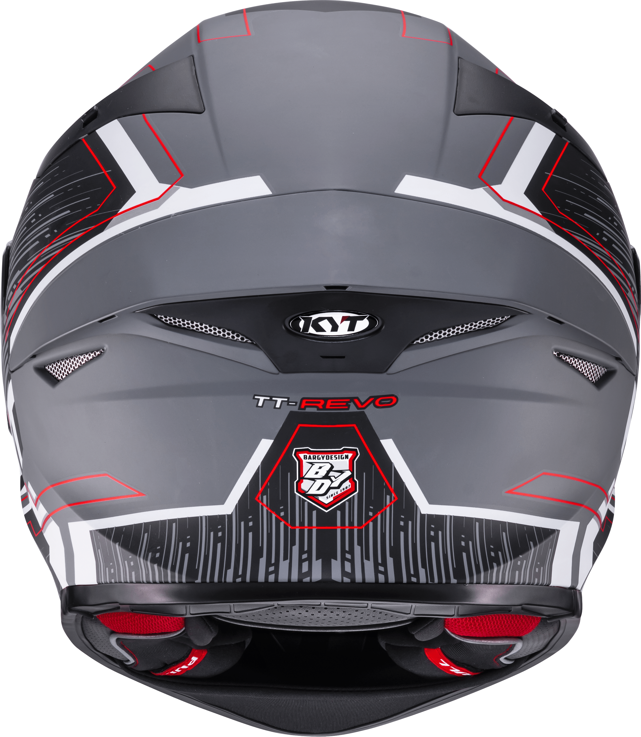 KYT TT-Revo Helm Speeding Matt Grau Y6TR0052