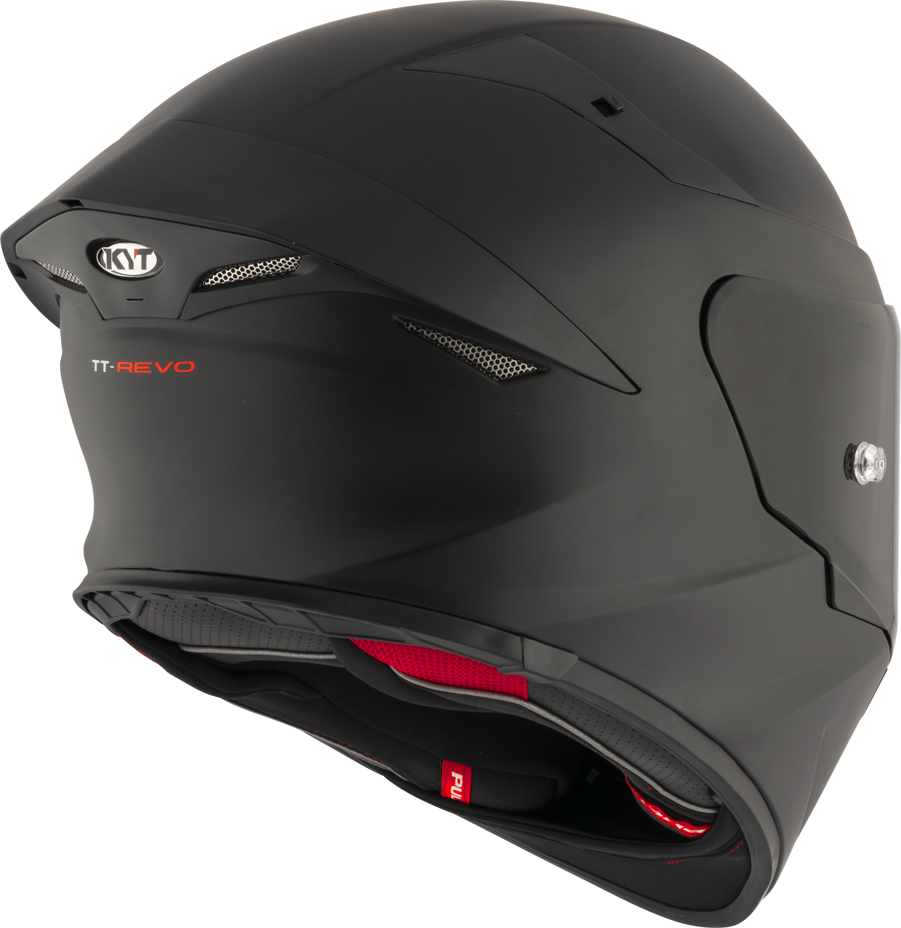 KYT TT-Revo Helm schwarz matt Y6TR00X6