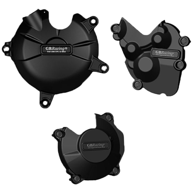 Motordeckel Protektoren Komplettset GBRacing Kawasaki ZX-6R/636/RR (09-12)
