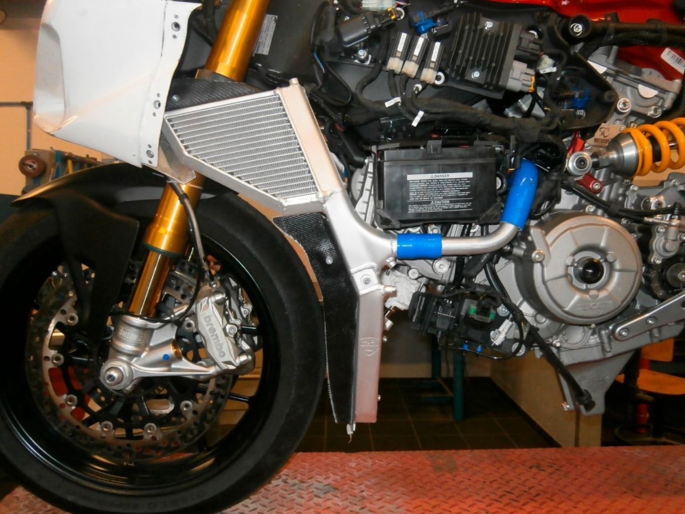 H2O Performance Wasser + Ölkühler EVO Kit Ducati Panigale V2 955 (20-24)