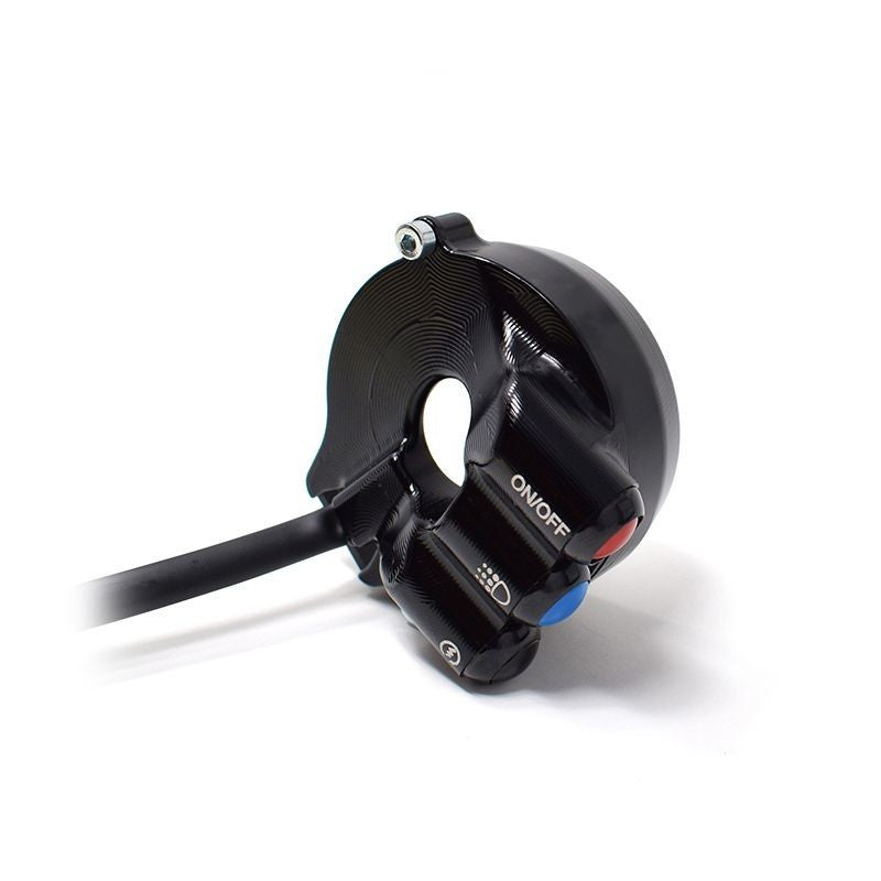 Gasgriffgehäuse mit integriertem Lenkerschalter JetPrime Aprilia RSV4/1100 Factory/RF/RR (17-20) JP ACC 009