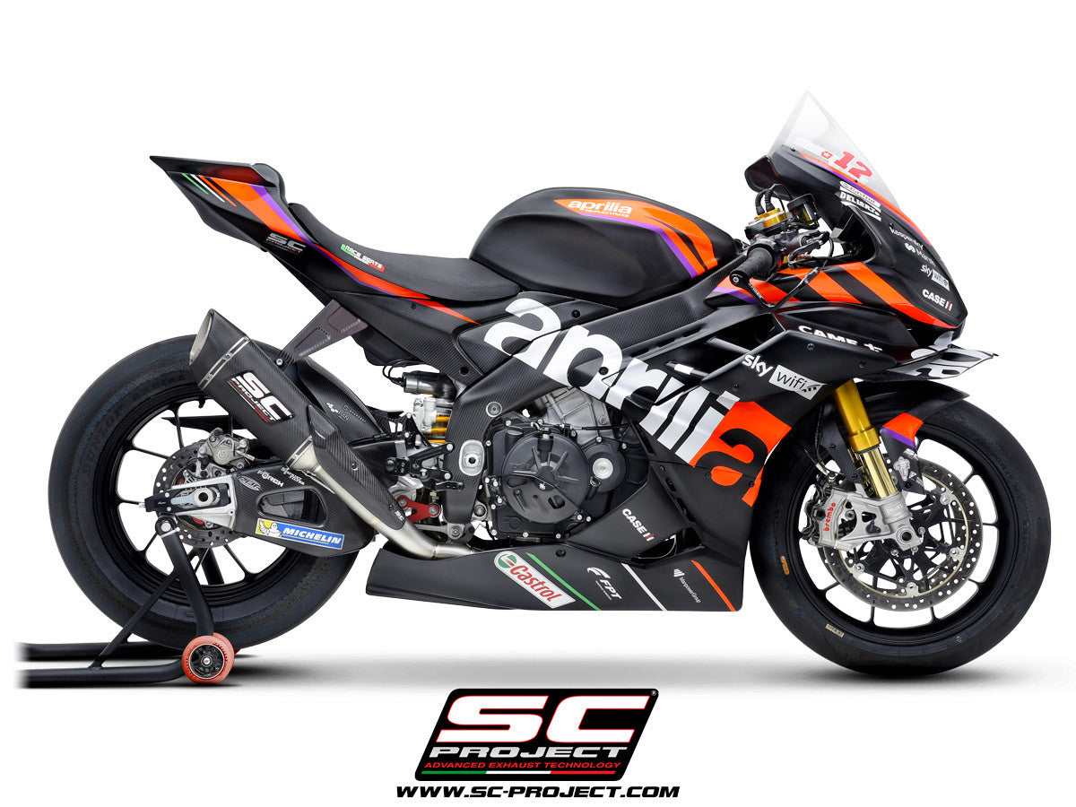 SC-Project Titan Komplettanlage SC1-R (250mm) Aprilia RSV4 1100 Factory (21-24) A27A-TC90C