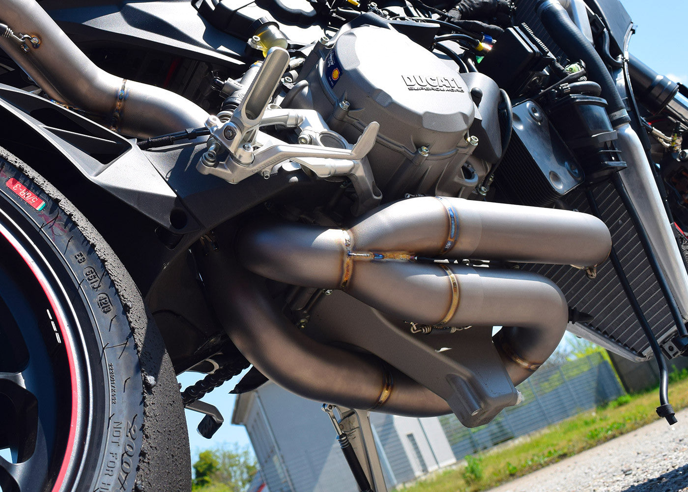 Spark Exhaust Komplettanlage Untersitz Grid-O Titanium Ducati Panigale 959 (16-19) GDU8832T