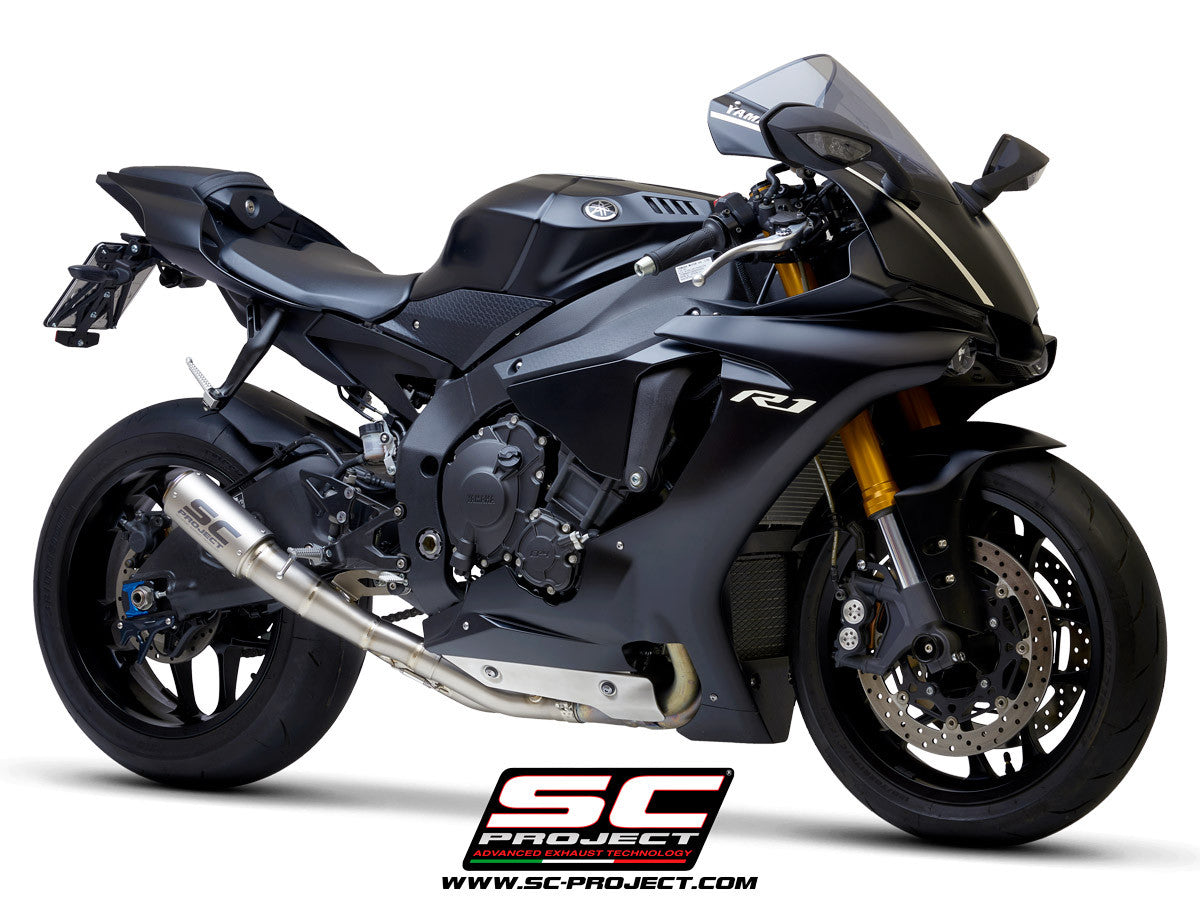 SC-Project Slip-On CR-T + KAT-Ersatzrohr Yamaha YZF-R1/M RN32 (15-16) Y11A-DET36