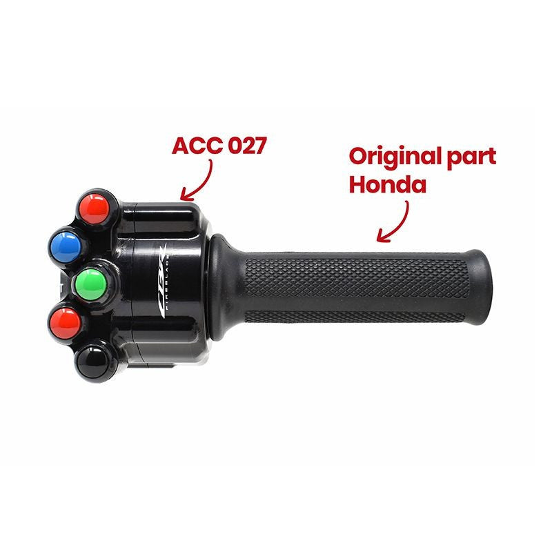 Gasgriffgehäuse mit Lenkerschalter JetPrime Honda CBR 1000 RR-R SC82 (20-26) JP ACC 027