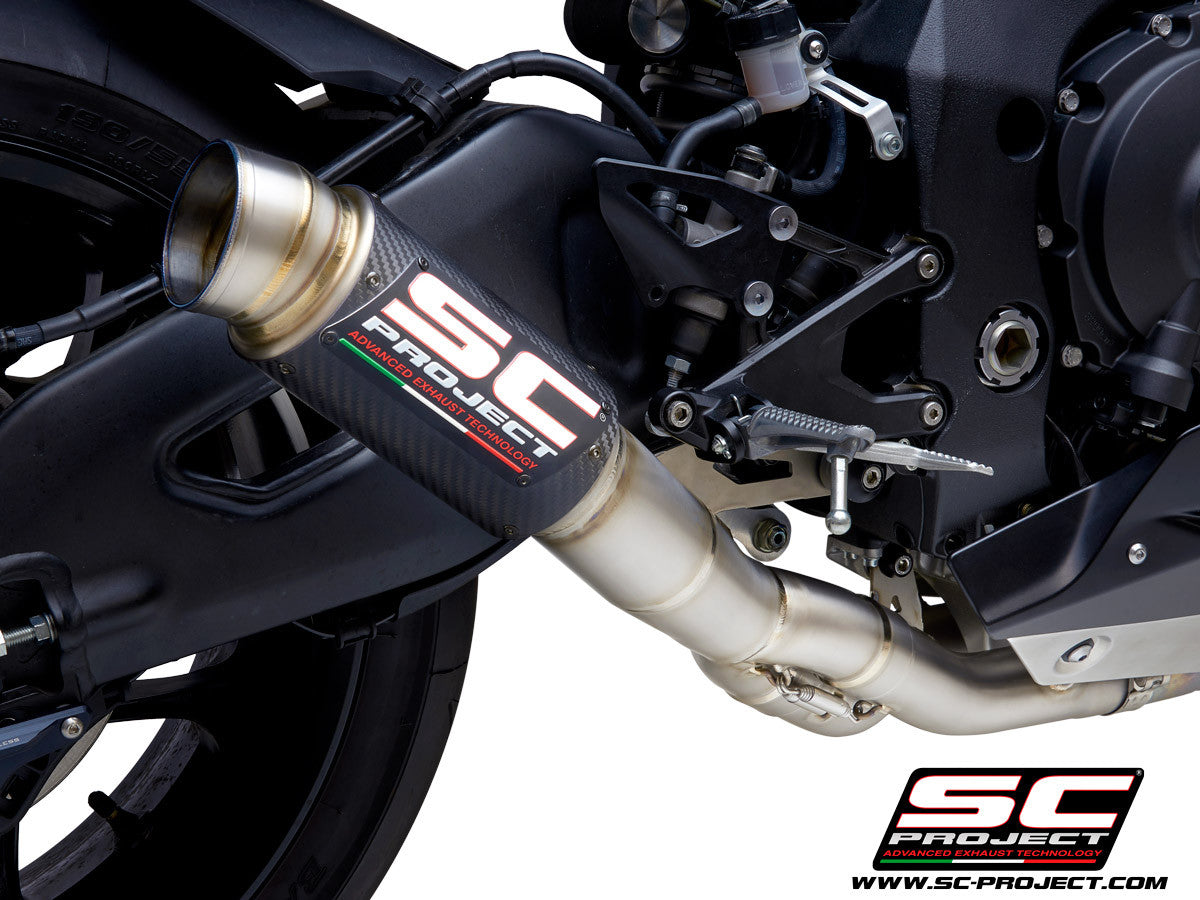 SC-Project Slip-On GP70-R + KAT-Ersatzrohr Yamaha YZF-R1/M RN65 (20-26) Y11C-DET70