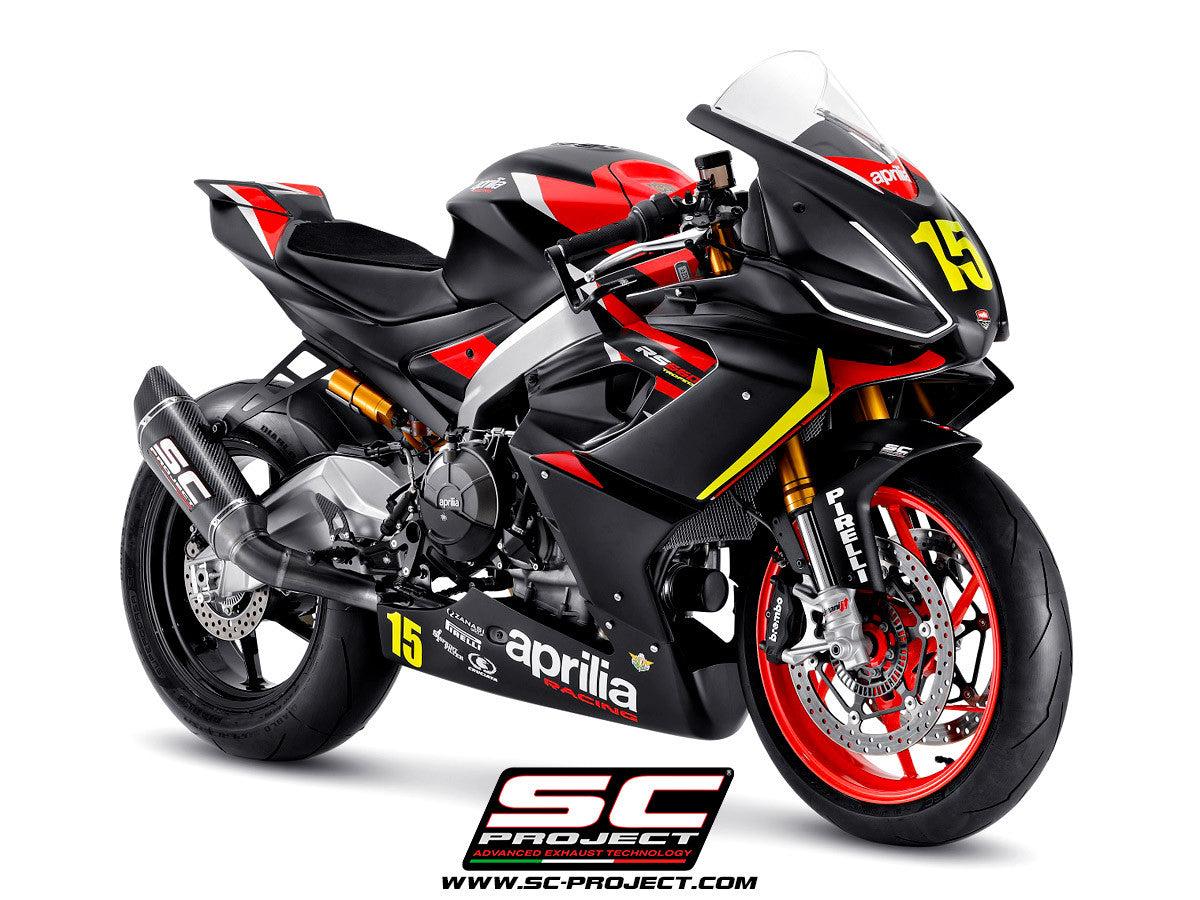 SC-Project Trofeo Titan Komplettanlage 2-1 SC1-R Aprilia RS 660 (20-24) A23A-PTC90