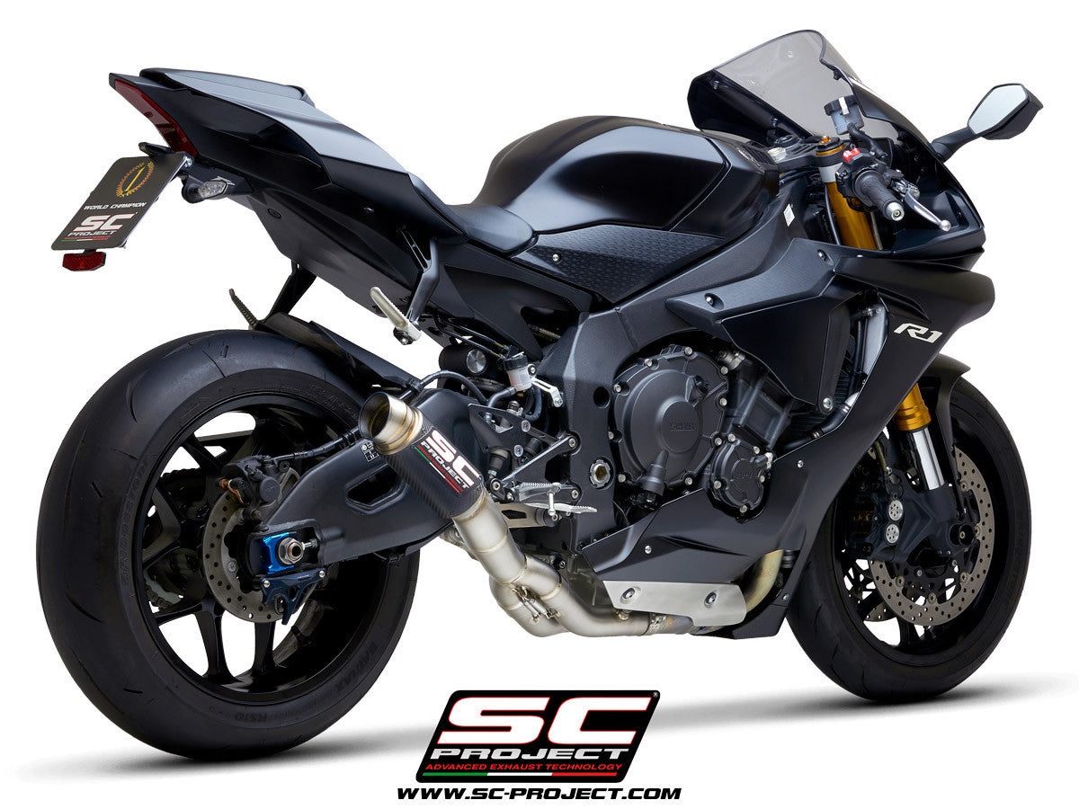 SC-Project Slip-On GP70-R + KAT-Ersatzrohr Yamaha YZF-R1/M RN65 (20-26) Y11C-DET70