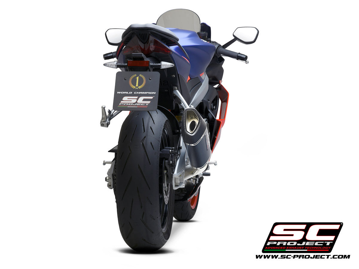 SC-Project Edelstahl Komplettanlage 2-1 SC1-R Aprilia RS 660 (20-24) A23A-KC90