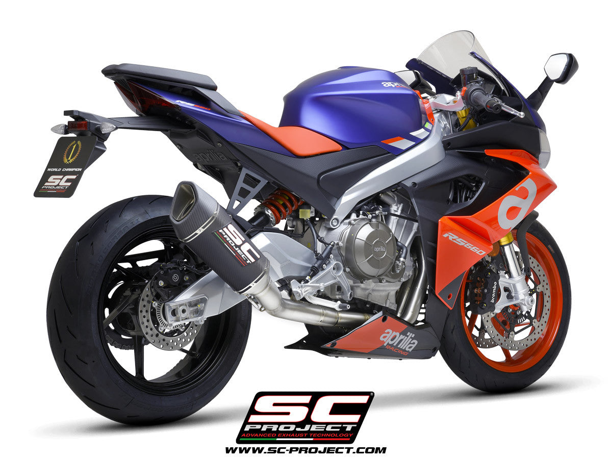 SC-Project Trofeo Titan Komplettanlage 2-1 SC1-R Aprilia RS 660 (20-24) A23A-PTC90