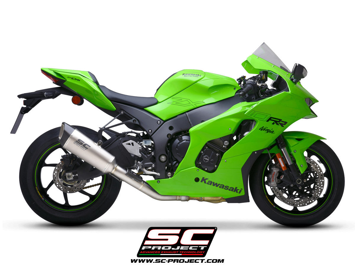 SC-Project Slip-On SC1-R + KAT-Ersatzrohr Kawasaki ZX-10 R/RR (21-26) K38A-DET91C
