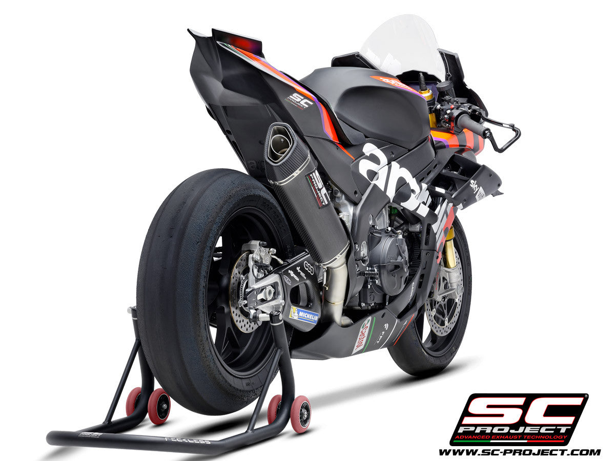 SC-Project Titan Komplettanlage SC1-R (350mm) Aprilia RSV4 1100 Factory (21-24) A27A-TC93C