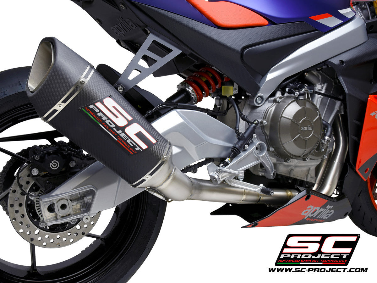 SC-Project Trofeo Titan Komplettanlage 2-1 SC1-R Aprilia RS 660 (20-24) A23A-PTC90