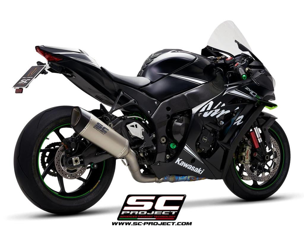 SC-Project Slip-On SC1-R + KAT-Ersatzrohr Kawasaki ZX-10 R/RR (16-20) K22A-DET91
