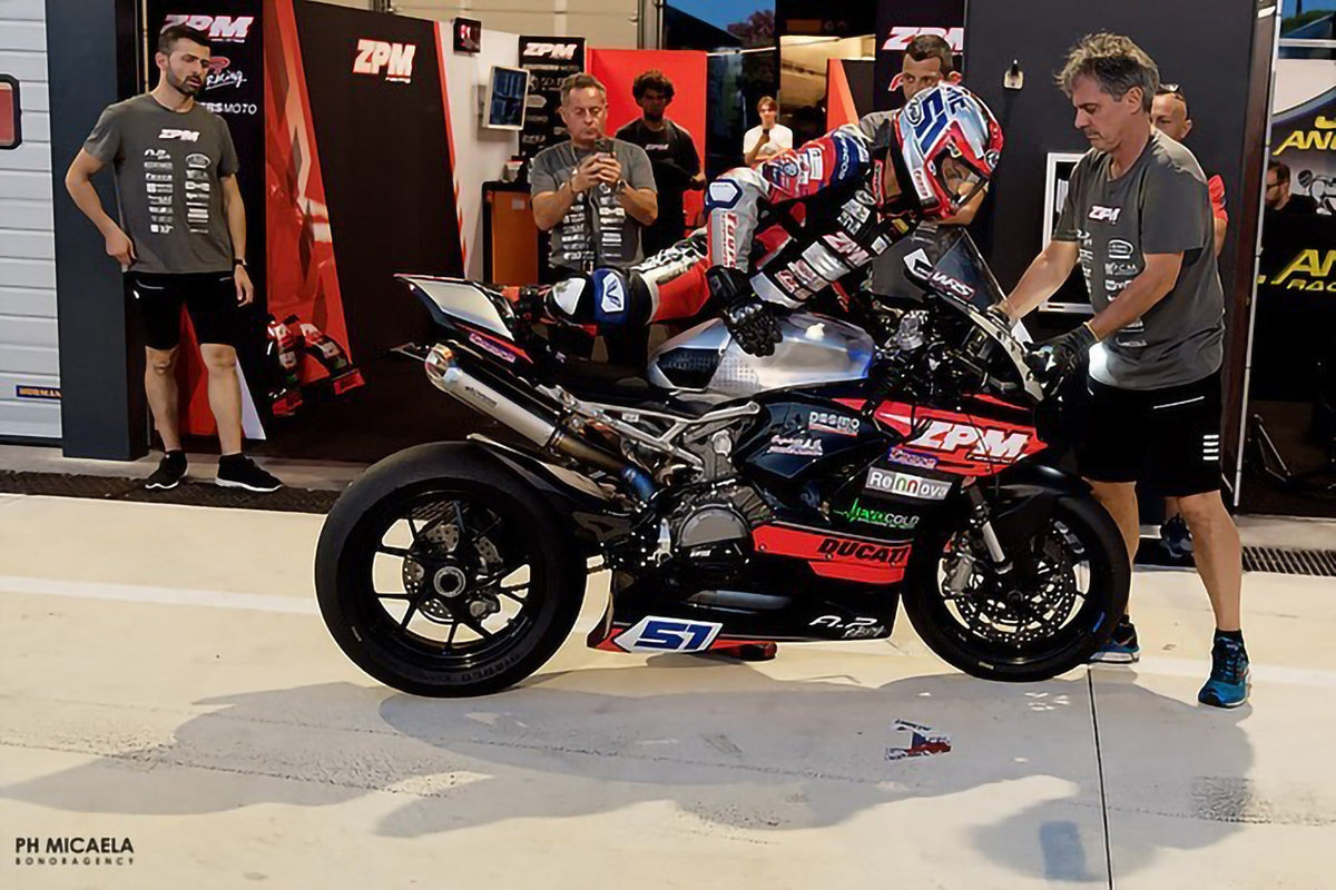 Spark Exhaust Komplettanlage Rechteckig WSSP Titanium Ducati Panigale 959 (16-19) GDU8836T