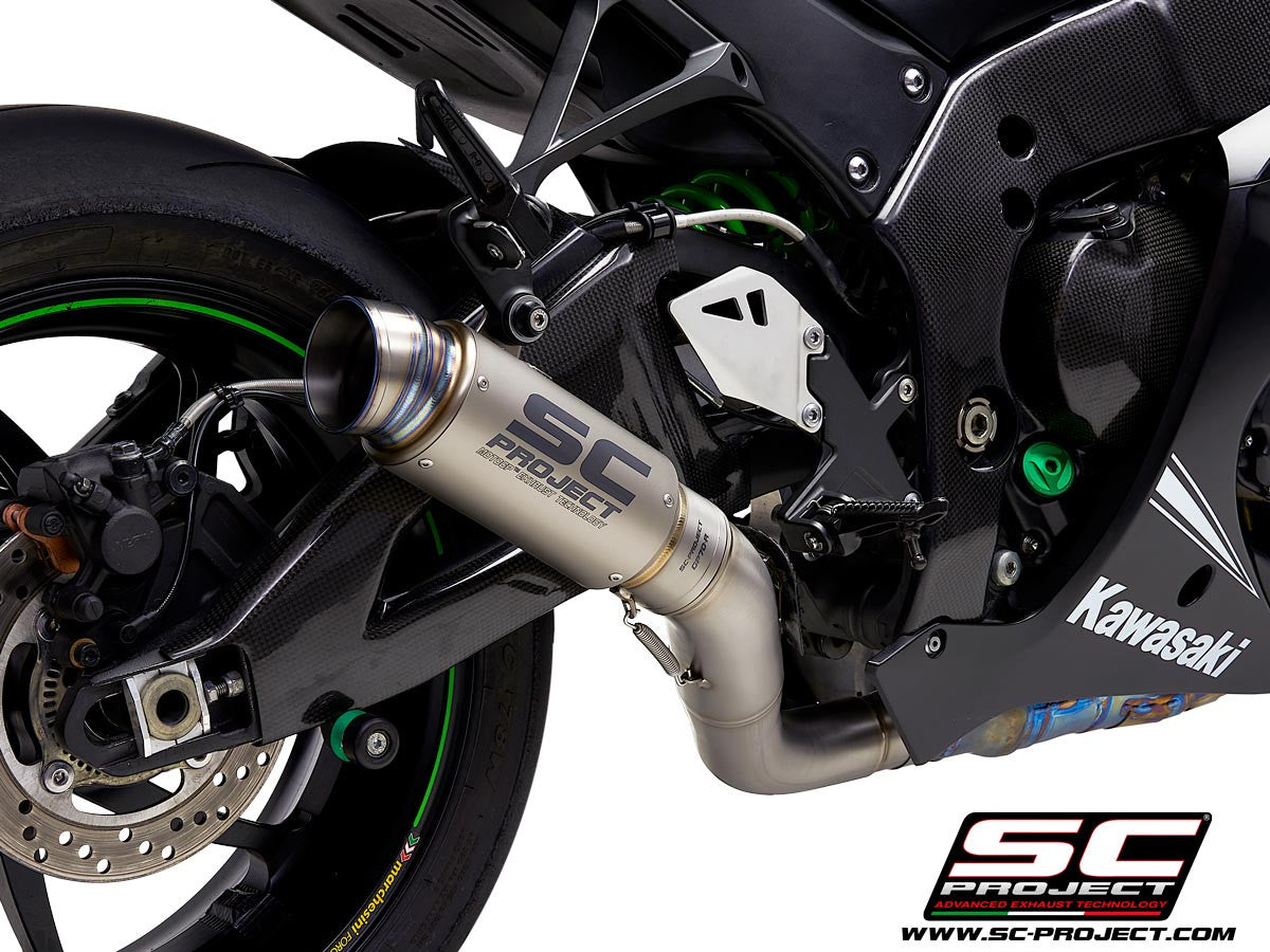 SC-Project Slip-On GP70-R + KAT-Ersatzrohr Kawasaki ZX-10 R/RR (16-20) K22A-DET70