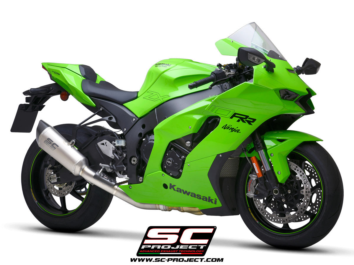 SC-Project Slip-On SC1-R + KAT-Ersatzrohr Kawasaki ZX-10 R/RR (21-26) K38A-DET91C
