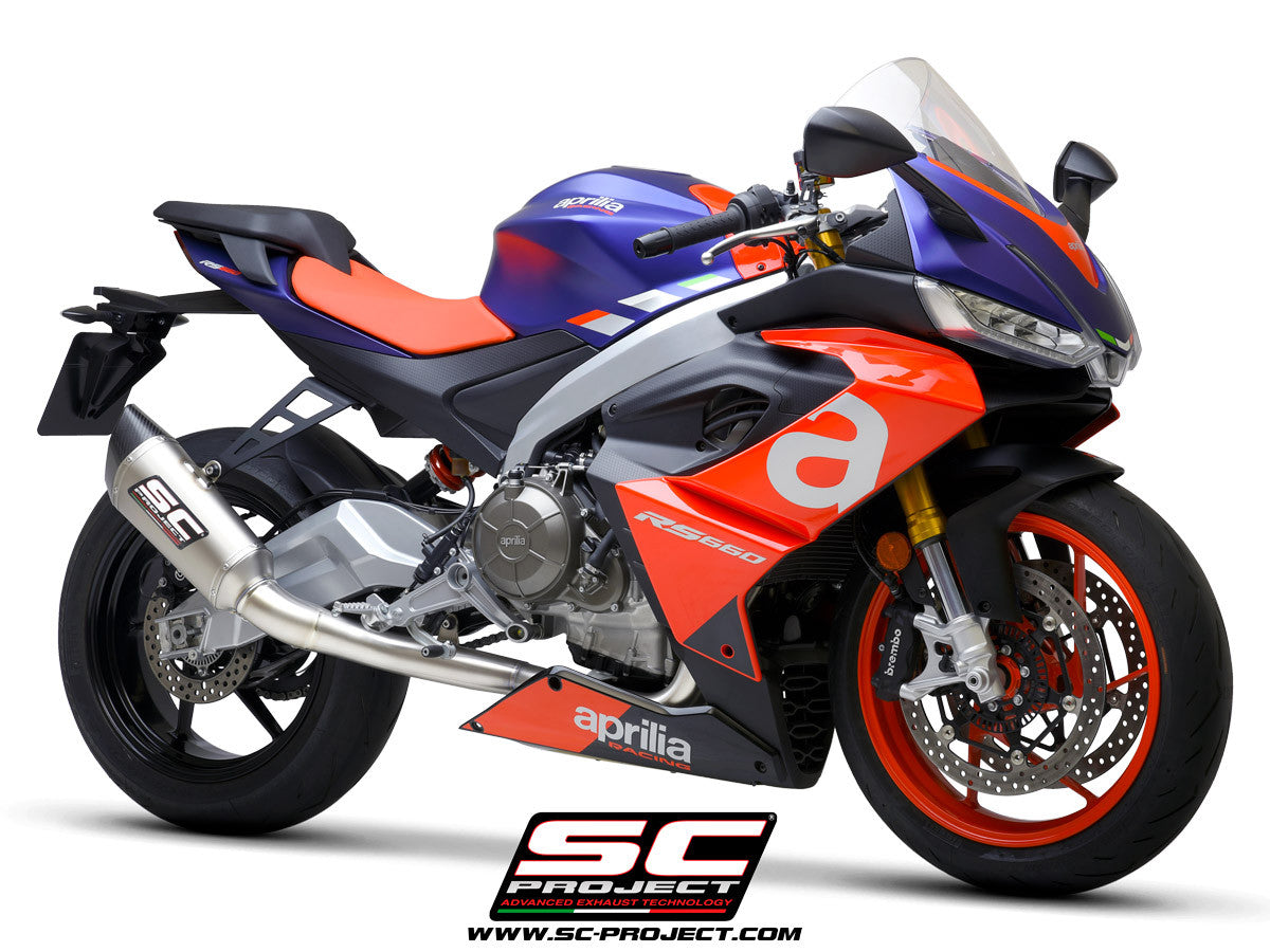 SC-Project Trofeo Titan Komplettanlage 2-1 SC1-R Aprilia RS 660 (20-24) A23A-PTC90