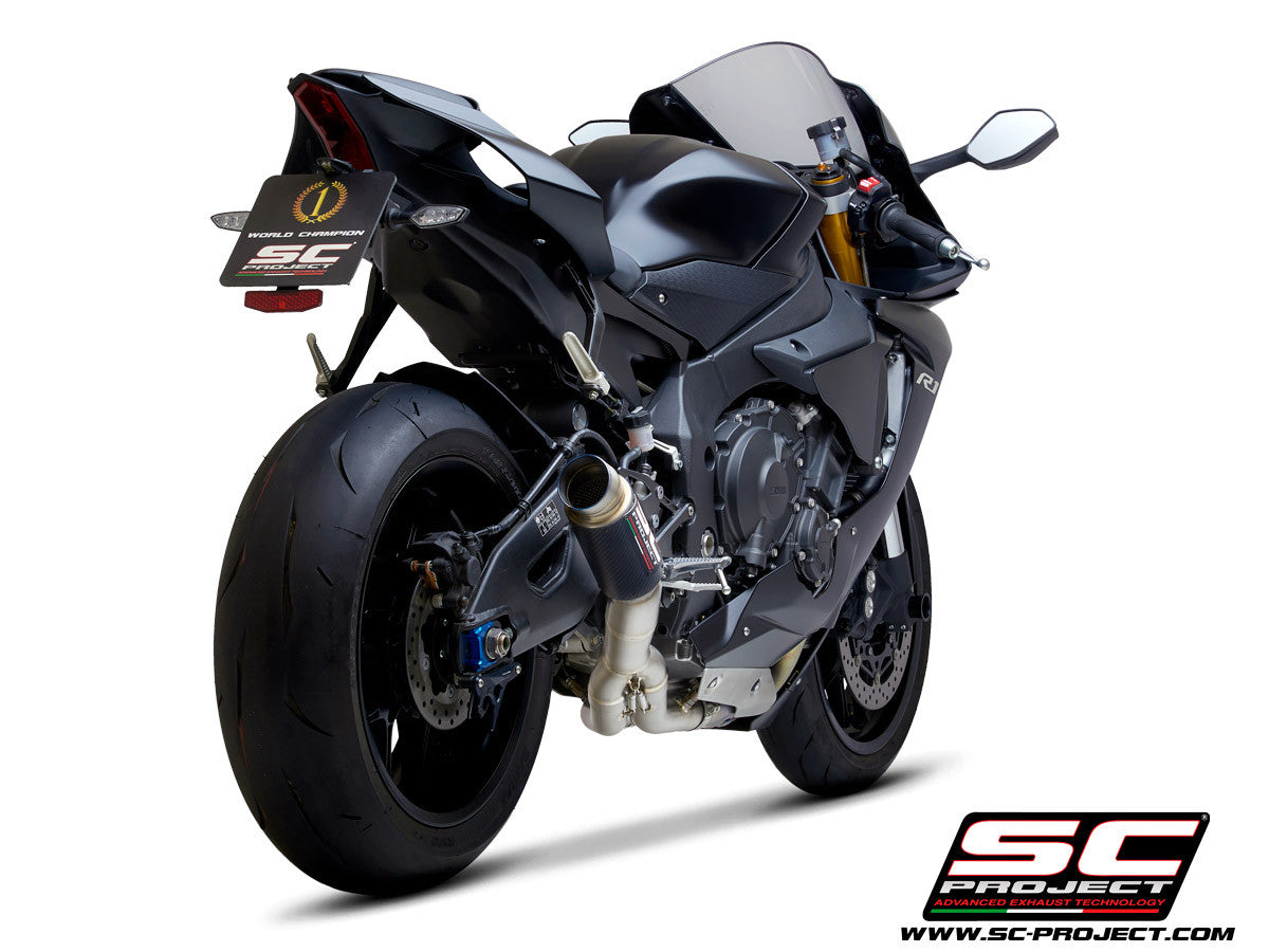 SC-Project Slip-On GP70-R + KAT-Ersatzrohr Yamaha YZF-R1/M RN32 (15-16) Y11A-DET70