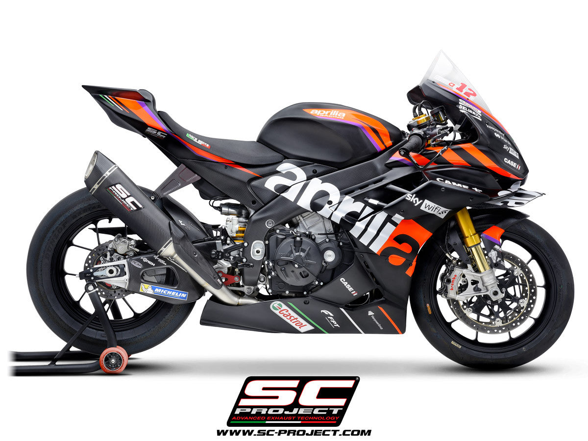SC-Project Titan Komplettanlage SC1-R (350mm) Aprilia RSV4 1100 Factory (21-24) A27A-TC93C