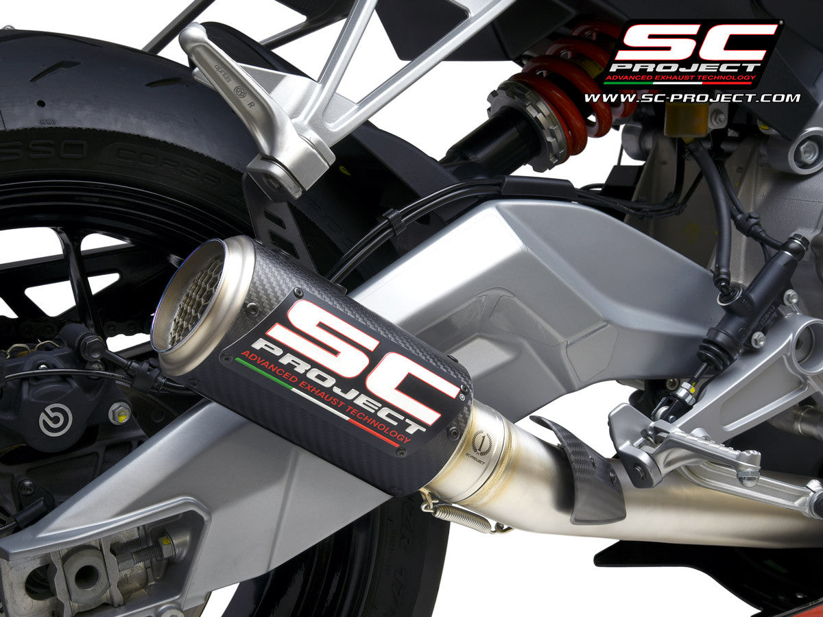 SC-Project Edelstahl Komplettanlage 2-1 CR-T Aprilia RS 660 (20-24)