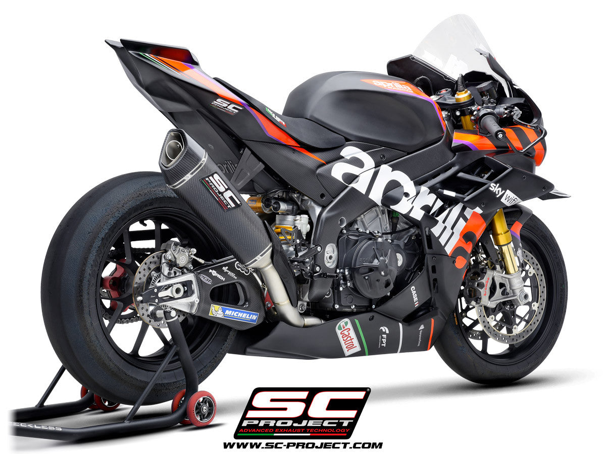 SC-Project Titan Komplettanlage SC1-R (350mm) Aprilia RSV4 1100 Factory (21-24) A27A-TC93C