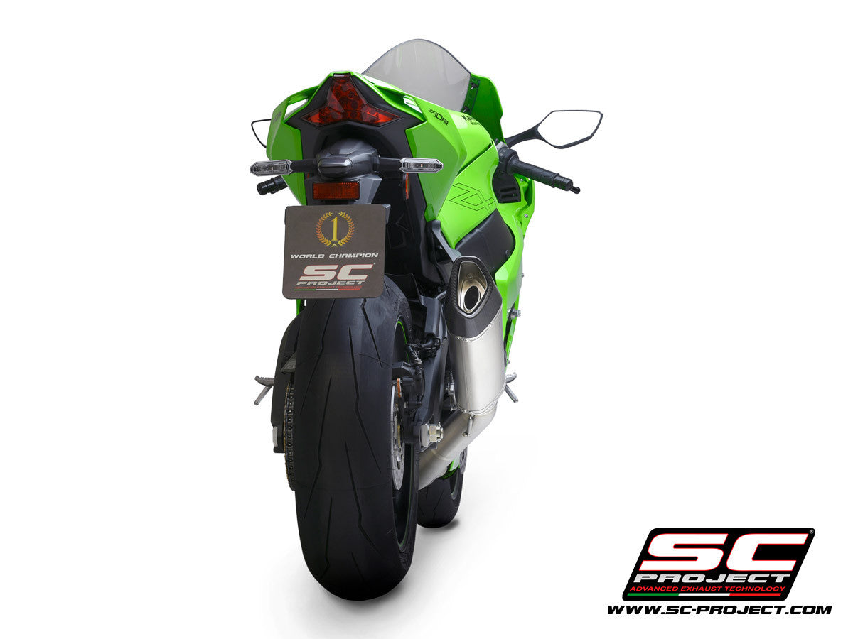 SC-Project Slip-On SC1-R + KAT-Ersatzrohr Kawasaki ZX-10 R/RR (21-26) K38A-DET91C