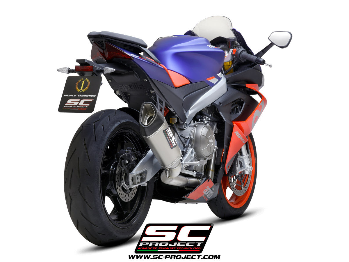SC-Project Trofeo Titan Komplettanlage 2-1 SC1-R Aprilia RS 660 (20-24) A23A-PTC90