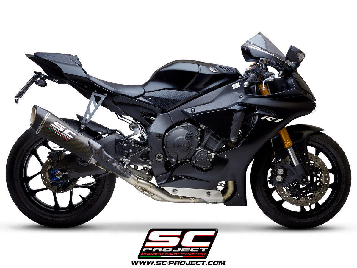 SC-Project Slip-On SC1-R + KAT-Ersatzrohr Yamaha YZF-R1/M RN32 (15-16)