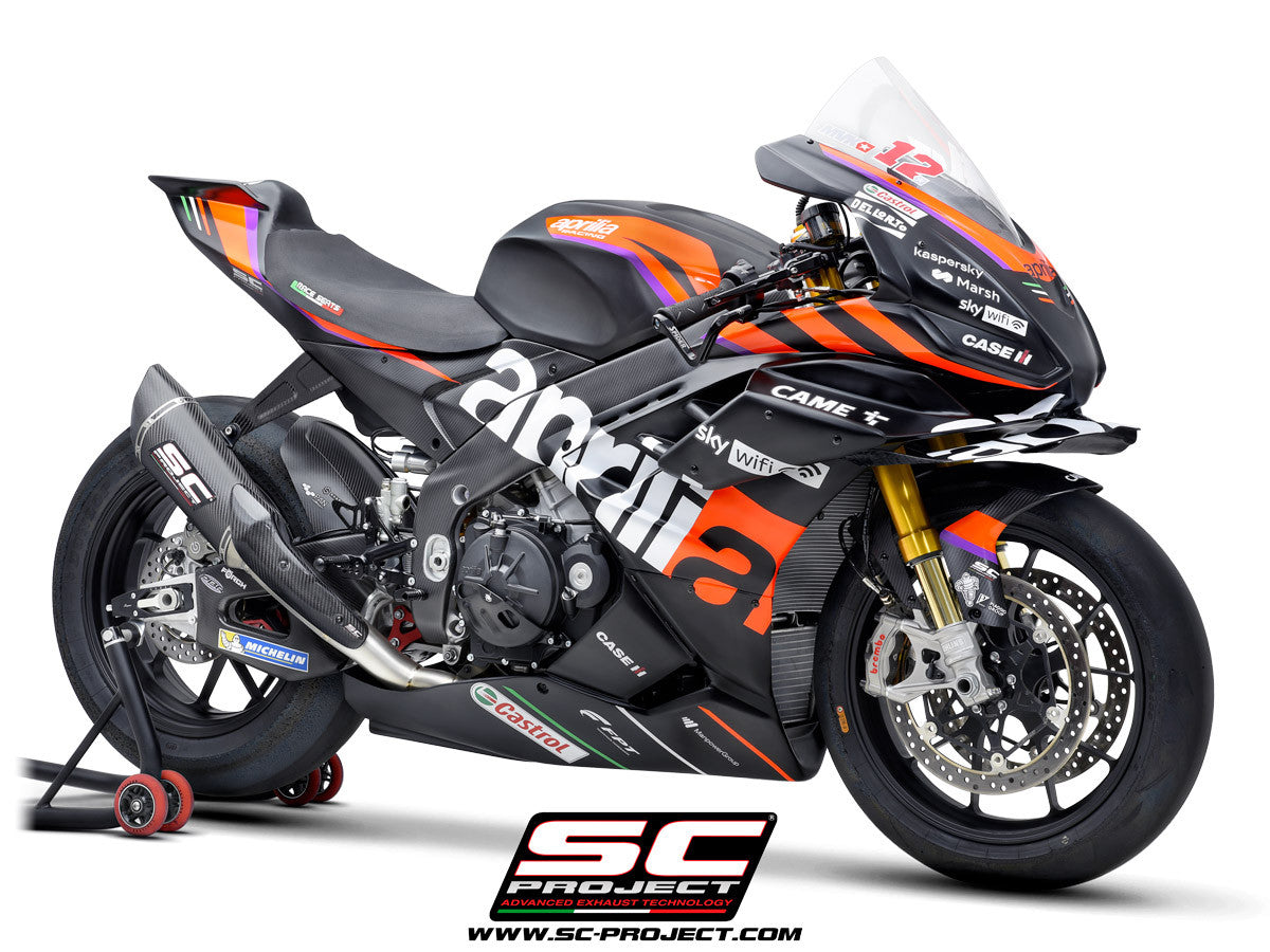 SC-Project Titan Komplettanlage SC1-R (250mm) Aprilia RSV4 1100 Factory (21-24) A27A-TC90C