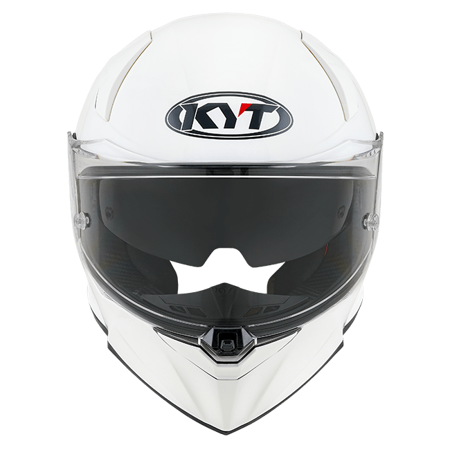 KYT R2R Helm Plain Weiß Y6R200W3
