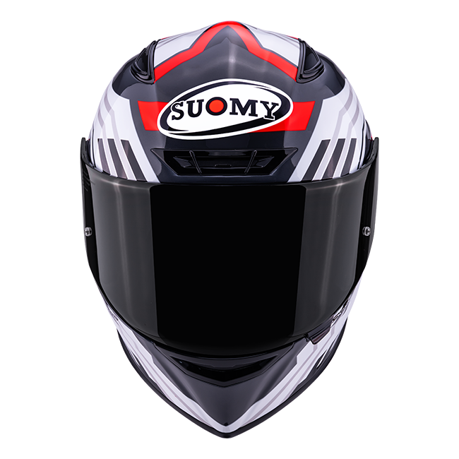 Suomy Track-1 Helm Framework Weiß/Rot K6T10022