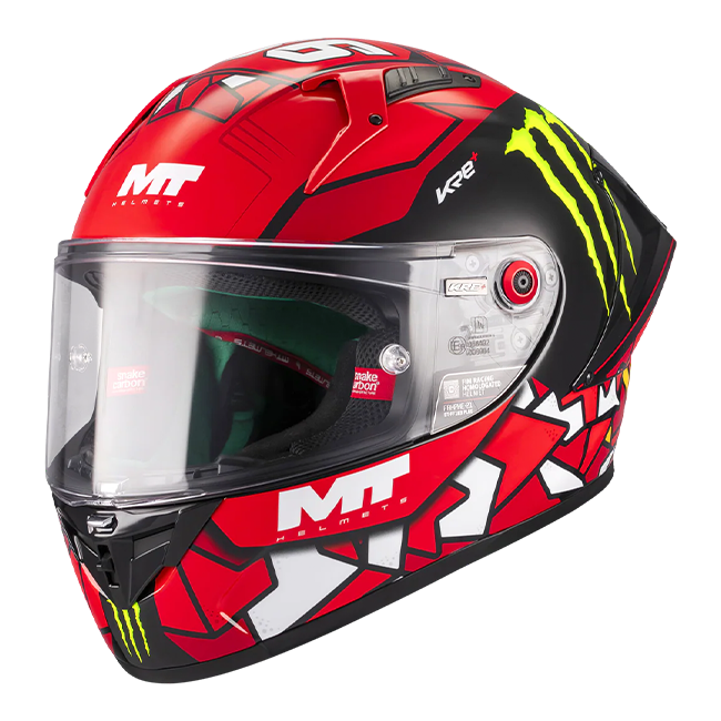 MT-Helmets KRE+ S Helm Angel Piqueras Replica 2025 A5 Glow Comprehensive