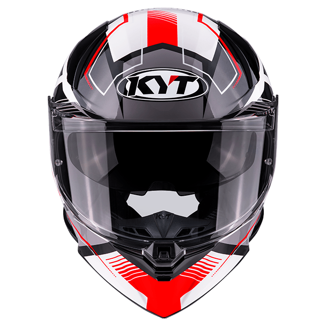 KYT R2R Helm Parsec Weiß/Rot Y6R20022