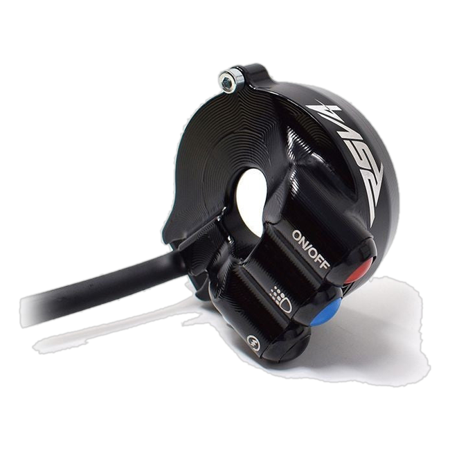 Gasgriffgehäuse mit integriertem Lenkerschalter JetPrime Aprilia RSV4 (21-26) JP CO AP660RV