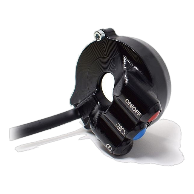 Gasgriffgehäuse mit integriertem Lenkerschalter JetPrime Aprilia RSV4 (21-26) JP CO AP660RV