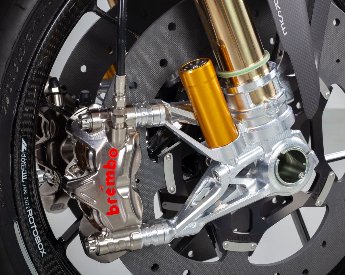 CNC Gabelfuß-Set 108 mm „GP Style“ Motocorse Ducati Panigale V4/S/R (18–24)