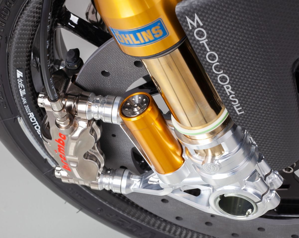CNC Gabelfuß-Set 108 mm „GP Style“ Motocorse Ducati Panigale V4/S/R (18–24)