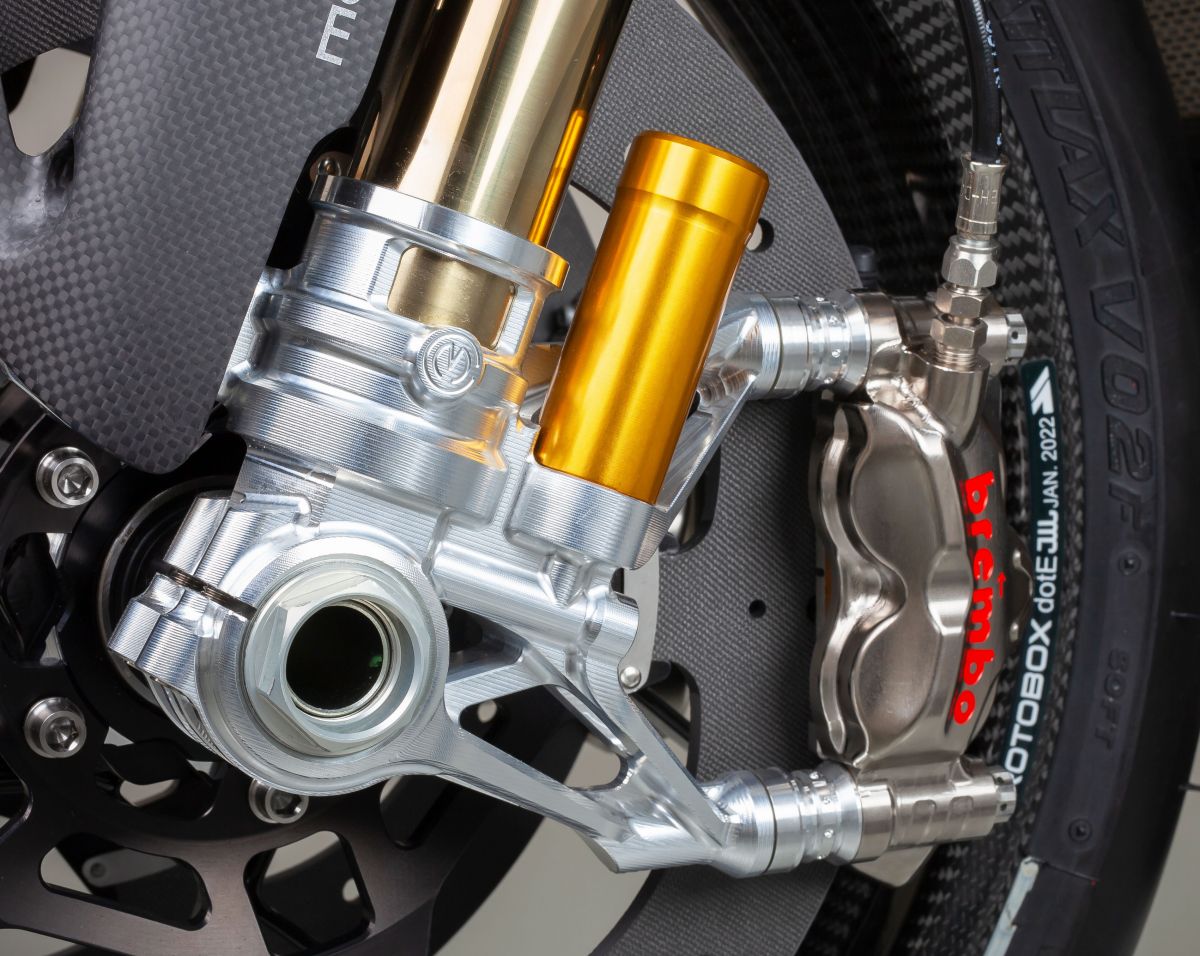 CNC Gabelfuß-Set 108 mm „GP Style“ Motocorse Ducati Panigale V4/S/R (18–24)