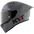 KYT R1R Racing Helm Plain grau Y6R100W1