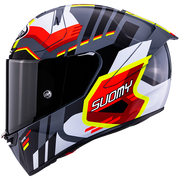 Suomy SR-GP Evo Helm Infrared Weiß/Schwarz/Rot K6S20024