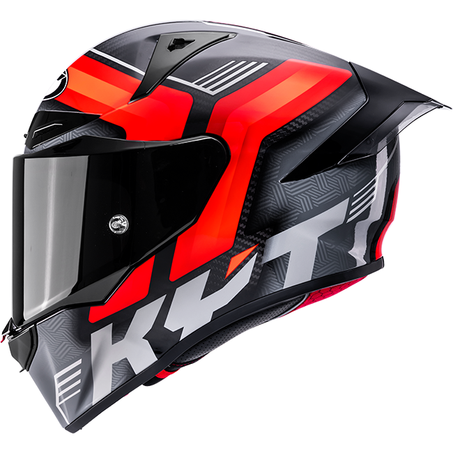 KYT R1R Racing Helm Carbon Accelerator Rot Y6R10003