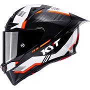 KYT R1R Racing Helm Carbon Zone Orange Y6R10008