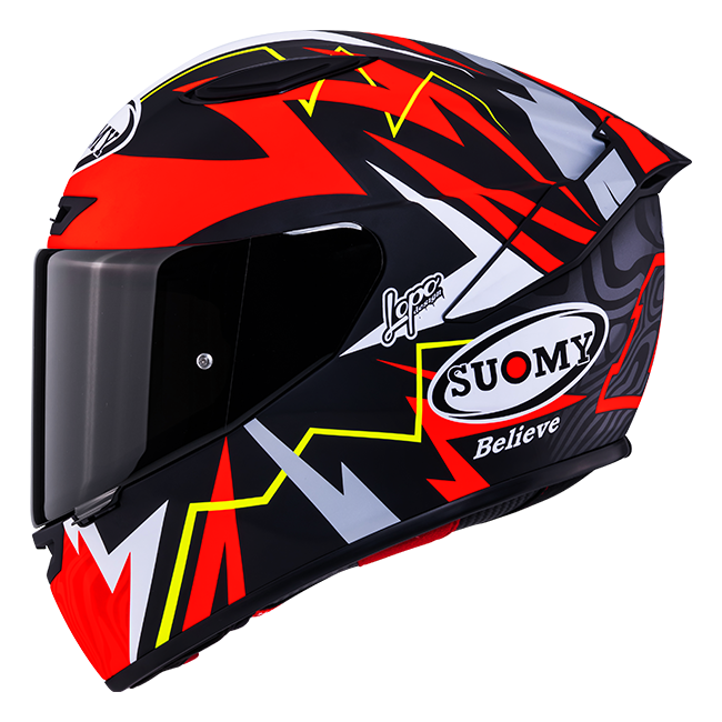 Suomy Track-1 Helm Matt Rot Sam Lowes Replica 2025 K6T10020