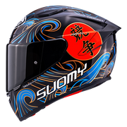 Suomy Track-1 Helm Waves Schwarz K6T10026