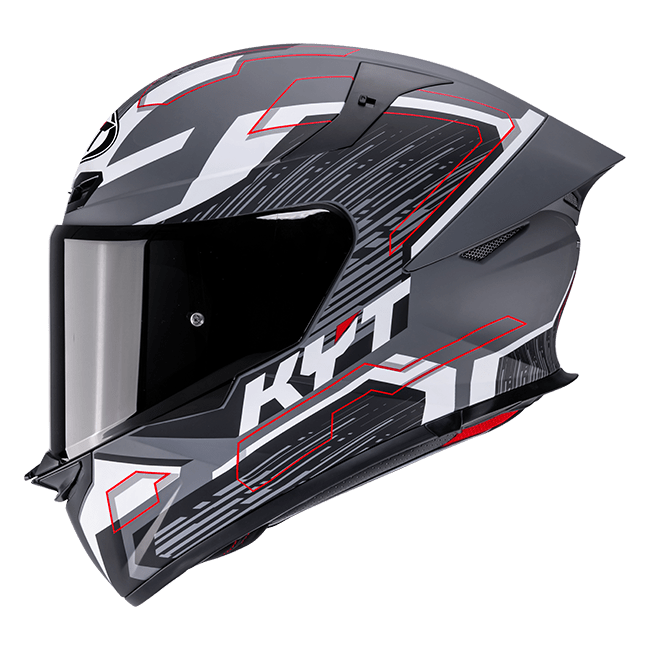 KYT TT-Revo Helm Speeding Matt Grau Y6TR0052