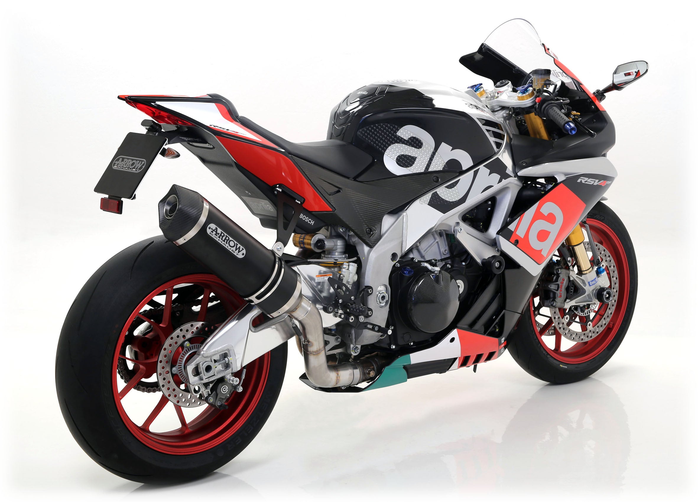 Arrow Slip-On Race-Tech Aluminium Dark Aprilia RSV4/RR/RF (15-16) 71744AKN