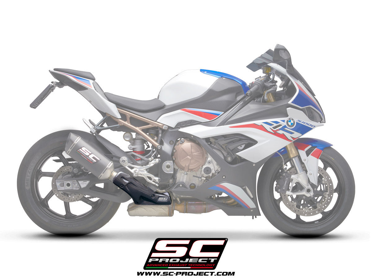Carbon Hitzeschutz Auspuff SC-Project Slip-On BMW S1000RR K67 (19-20) B33A-CP